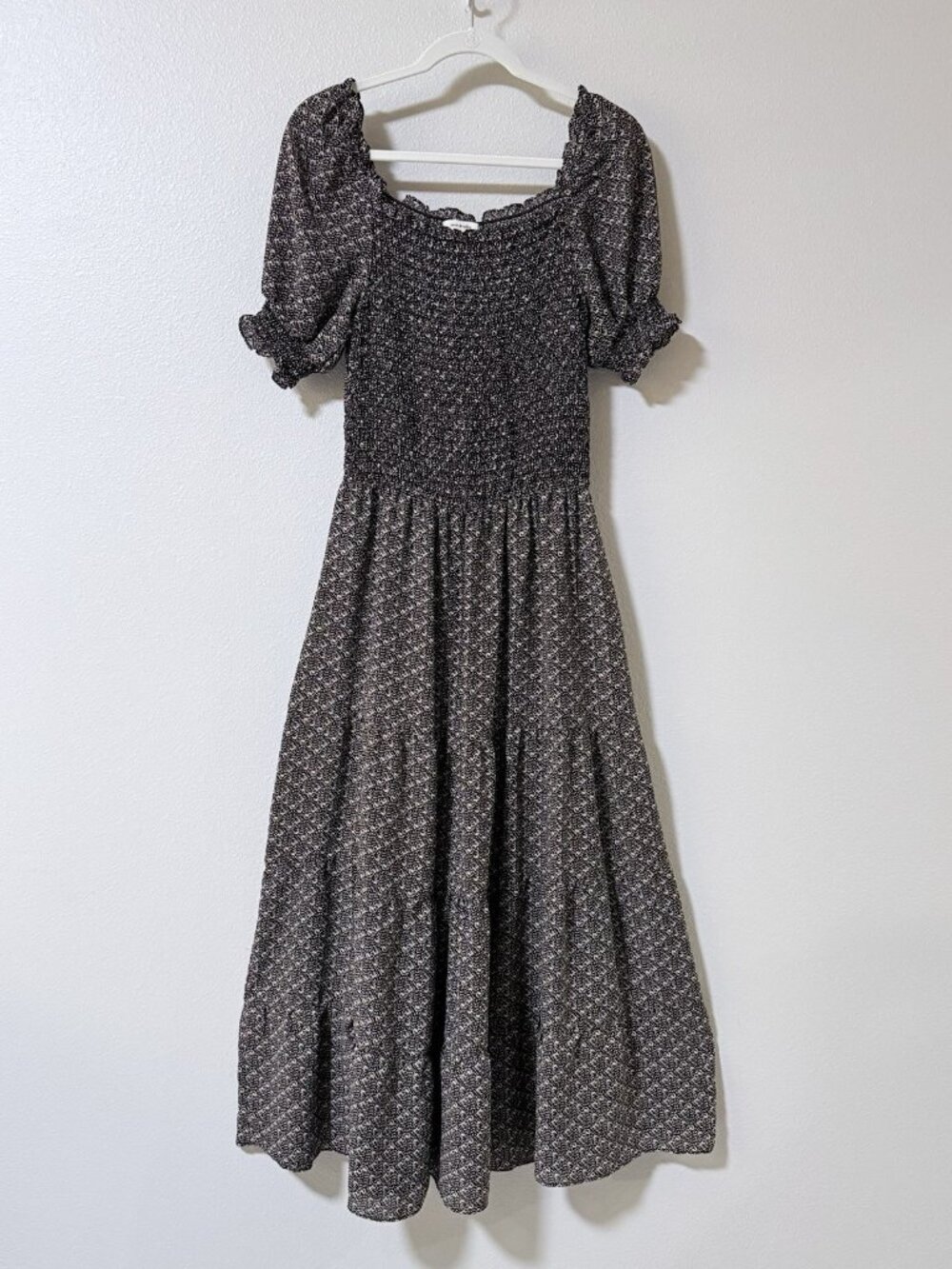 Maurices Women’s Size M Midi Striped Off The Shoulder Boho Dress